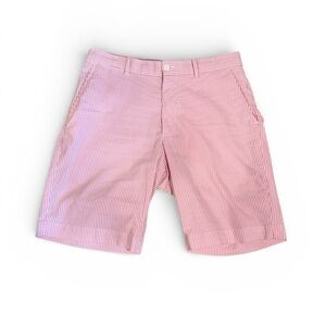 Men's Polo Golf Ralph Lauren Pink Striped Golf Shorts Size 31